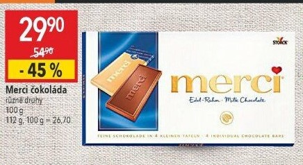 Čokoláda Merci