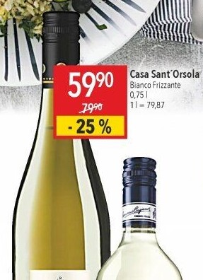 Frizzante Bianco Casa Sant’Orsola