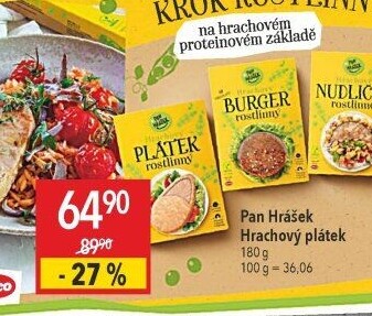 Hrachový plátek Pan Hrášek Emco
