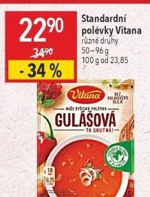 Instantní polévky Vitana
