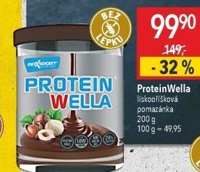 Lískooříškový krém Proteinella Maxsport