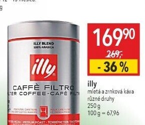 Mletá káva Espresso Illy