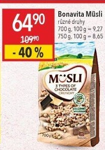 Müsli zapékané Bonavita