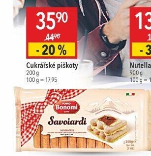 Piškoty cukrářské Bonomi