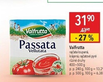 Pyré rajčatové Valfrutta
