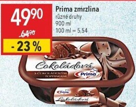 Zmrzlina ve vaničce Prima