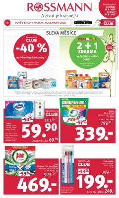 akční leták ROSSMANN drogerie 17.8.2022-30.8.2022