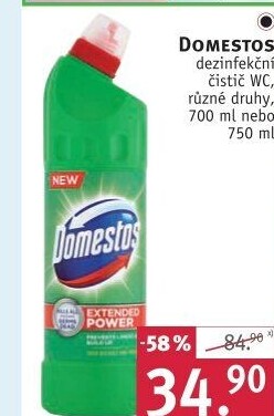 Čistič WC gelový Domestos