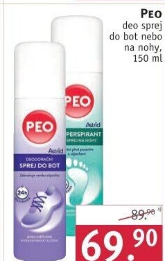 Deodorant sprej do bot Peo
