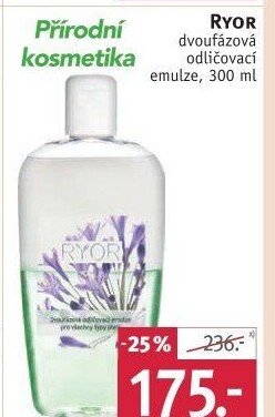 Emulze odličovací dvoufázová Ryor