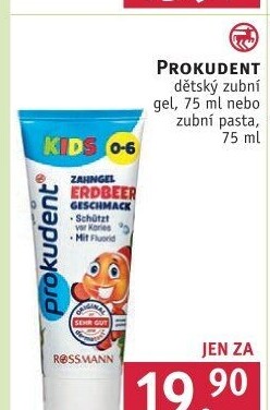 Gel na zuby dětský Prokudent