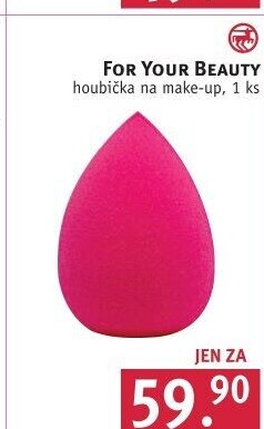 Houbička na make up For Your Beauty
