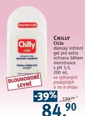 Intimní gel Intima Chilly