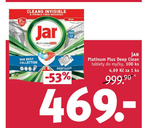 Kapsle do myčky Platinum Plus Jar