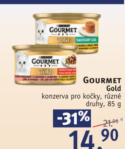 Konzerva pro kočky Gold Gourmet Purina