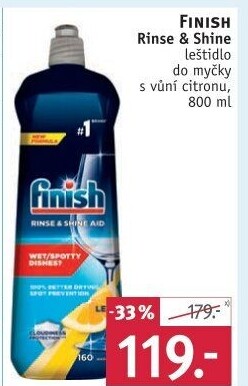 Leštidlo do myčky Finish