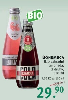 Limonáda Bio Bohemsca