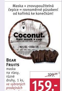 Maska na vlasy Bear Fruits
