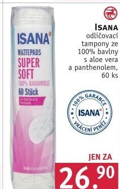 Odličovací tampony Isana