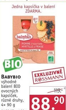 Ovocná kapsička Babybio
