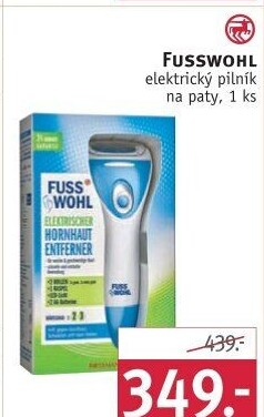 Pilník na paty elektrický Fuss Wohl