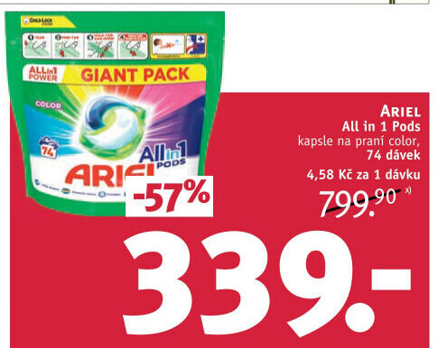 Prací kapsle All in 1 Ariel