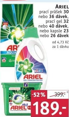 Prací prášek Ariel