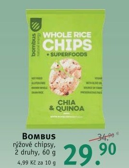 Rýžové chipsy Bombus