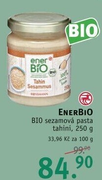 Sezamová pasta Tahini EnerBio