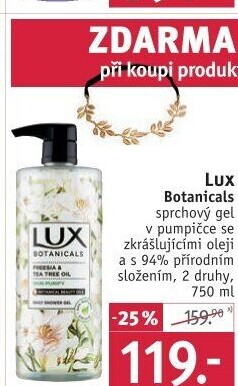 Sprchový gel Botanicals Lux