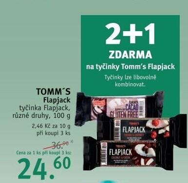 Tyčinka Flapjack Tomm'