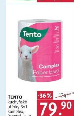 Utěrky kuchyňské 3vrstvé Complex Tento