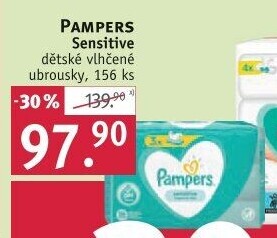 Vlhčené ubrousky dětské Pampers Sensitive