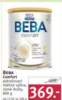 Výživa mléčná Comfort Beba Nestlé