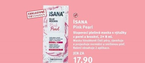 Pleťová maska Isana
