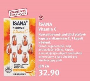 Pleťové kapsle s vitaminem C Isana