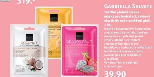 Textilní pleťová maska Gabriella Salvete
