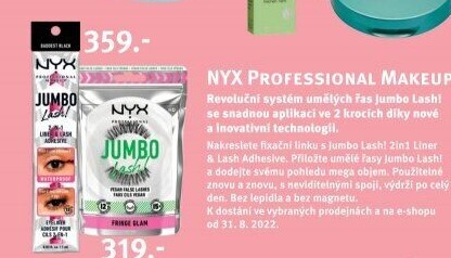 Umělé řasy Jumbo Lash Professional Makeup NYX