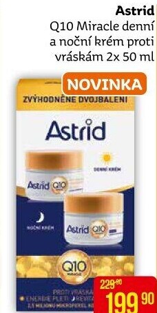 Balení dětských krémů Q10 Miracle Astrid