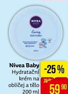 Krém hydratační na obličej a tělo dětský Baby Nivea