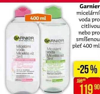 Micelární voda Garnier