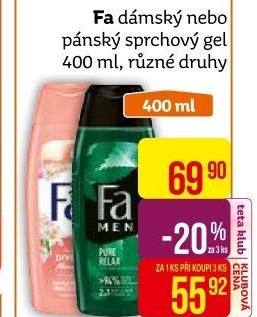 Sprchový gel Fa