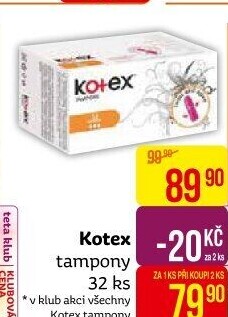 Tampony Kotex