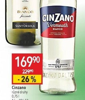 Aperitiv Bianco Cinzano