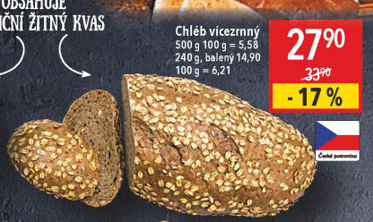 Chléb vícezrnný