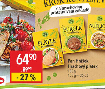 Hrachový plátek Pan Hrášek Emco