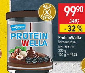 Lískooříškový krém Proteinella Maxsport