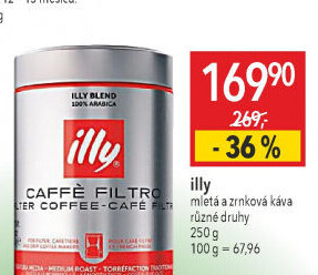 Mletá káva Espresso Illy