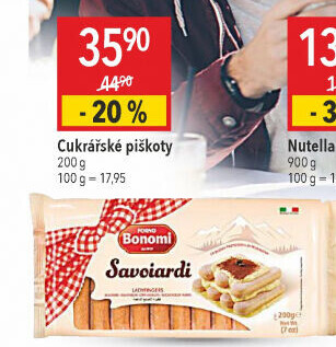 Piškoty cukrářské Bonomi