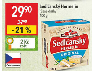 Sýr Hermelín Sedlčanský